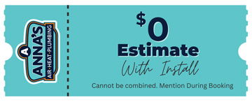 $0 estimate with install - annas